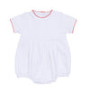 Red and White Essentials Short Sleeve Bubble - Magnolia BabyBubble