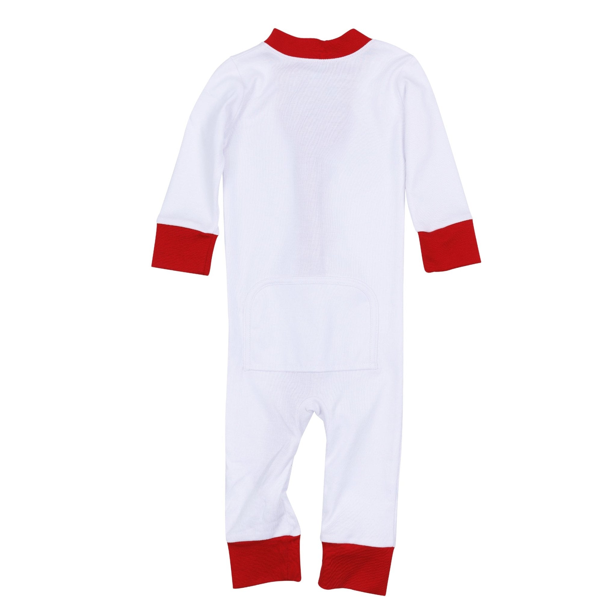 Red and White Essentials Zip Pajamas - Magnolia BabyZipper Pajamas