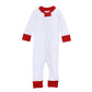 Red and White Essentials Zip Pajamas - Magnolia BabyZipper Pajamas