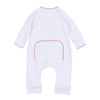 Red and White Essentials Zip Playsuit - Magnolia BabyPlaysuit
