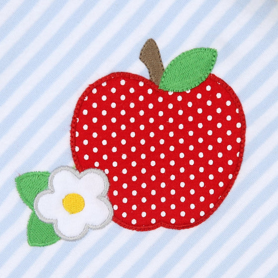 Red Apple Applique Bubble - Magnolia BabyBubble