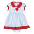Red Apple Collared Dress - Magnolia BabyDress