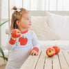 Red Apple Long Pajamas - Magnolia BabyLong Pajamas