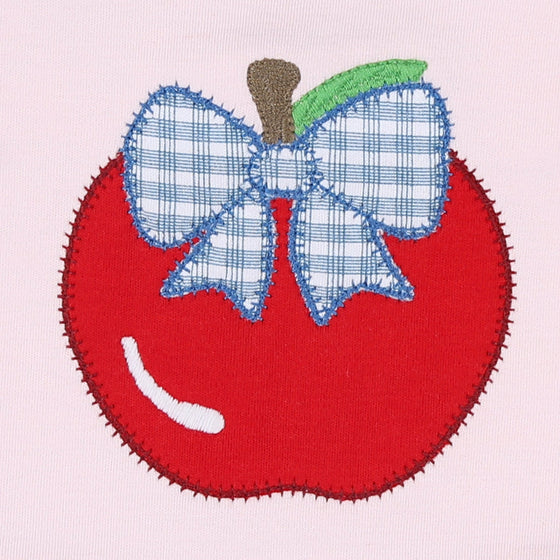 Red Delicious Applique Collared Short Set - Magnolia BabyShort Set
