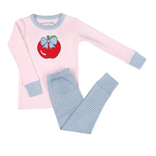  Red Delicious Applique Long Pajamas - Magnolia BabyLong Pajamas