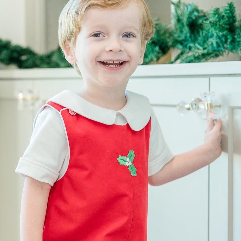 Red Holly Jon Jon - Magnolia BabyShortall