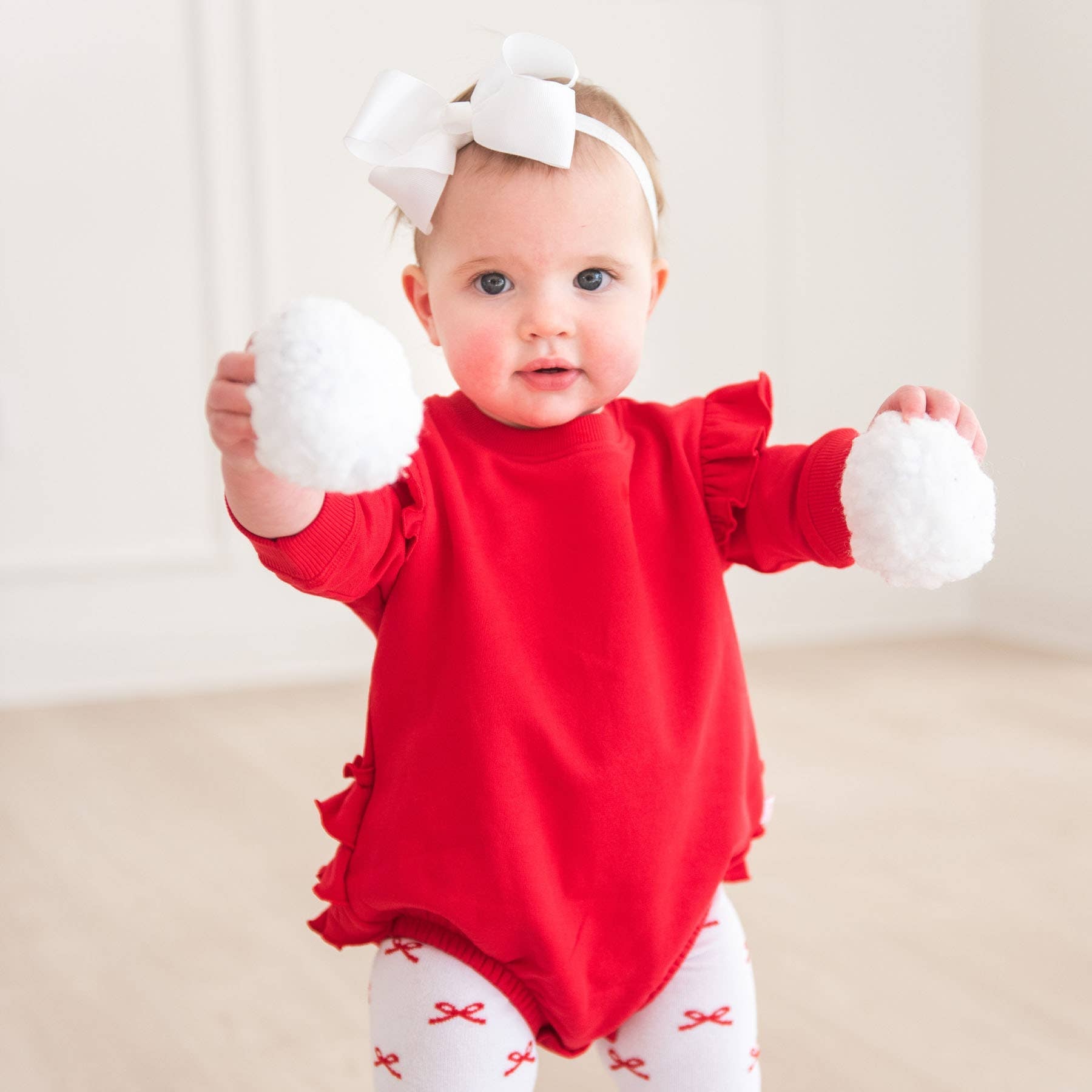 Red Sweatshirt Bubble - Magnolia BabyBubble