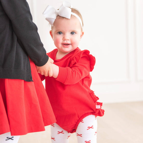 Red Sweatshirt Bubble - Magnolia BabyBubble