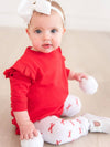 Red Sweatshirt Bubble - Magnolia BabyBubble
