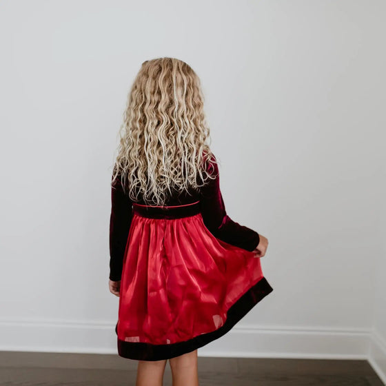 Red Velvet Dress - Magnolia BabyDress