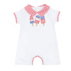 Red, White and Yum! Applique Collared Short Playsuit - Magnolia BabyShort Playsuit