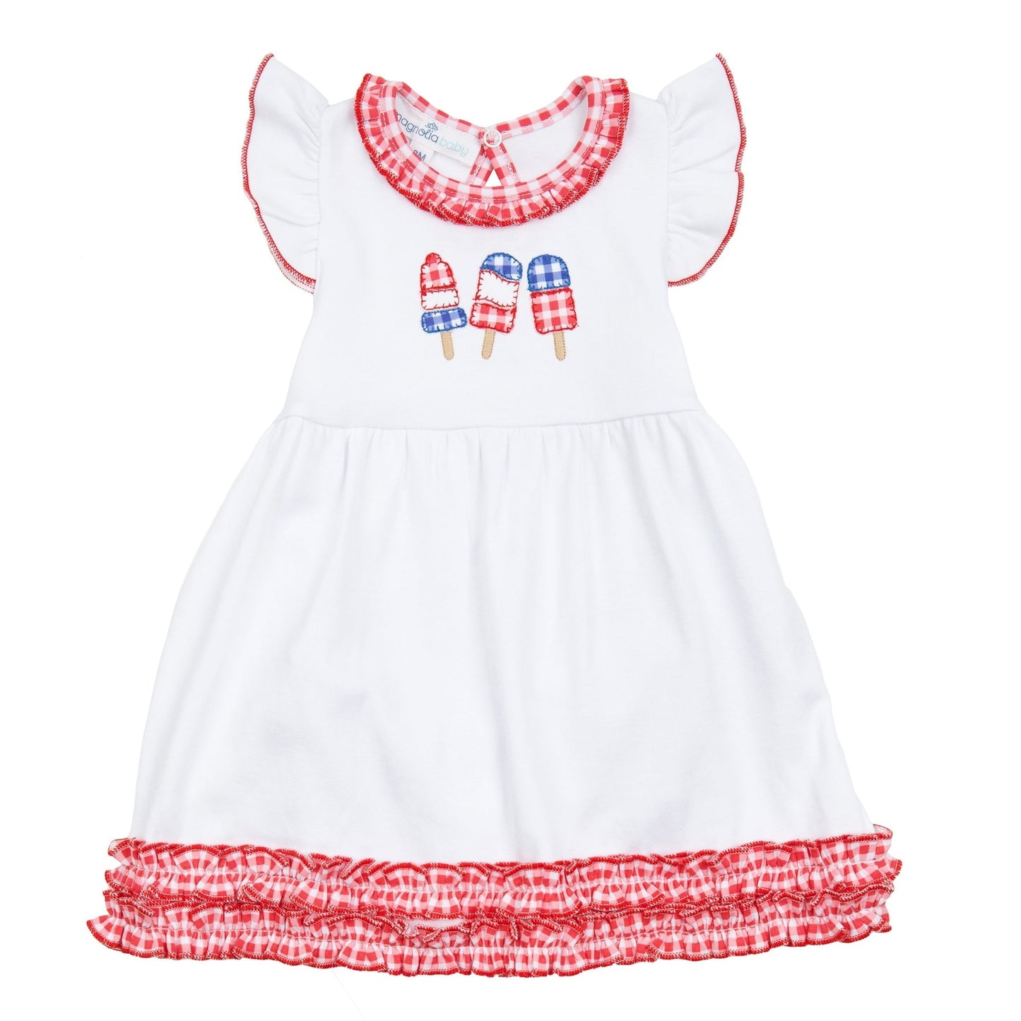 Red, White and Yum! Applique Dress - Magnolia BabyDress