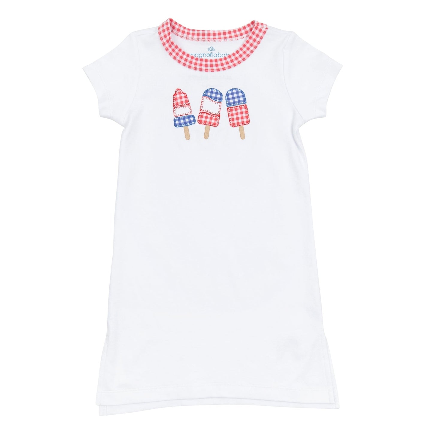 Red, White and Yum! Applique Nightdress - Magnolia BabyNightdress