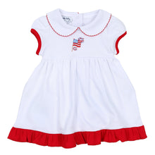  Red, White & Blue! Embroidered Collared Dress Set - Magnolia BabyDress