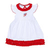 Red, White & Blue! Embroidered Flutters Toddler Dress - Magnolia BabyDress