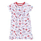 Red, White & Blue! Girl's Infant/Toddler Short Sleeve Nightdress - Magnolia BabyNightdress
