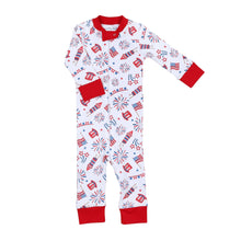  Red, White & Blue! Red Zip Pajamas - Magnolia BabyZipper Pajamas