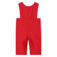 Red & White Santa Smocked Overalls - Magnolia BabyOveralls