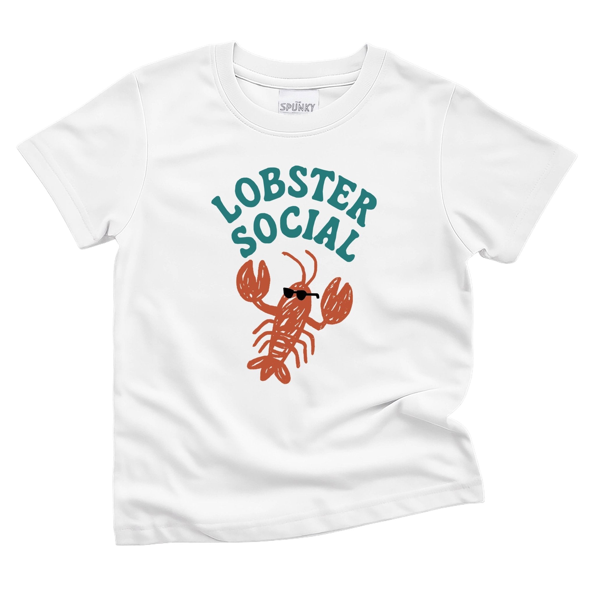 Retro Hamptons Lobster T-Shirt - White - Magnolia BabyT-Shirt