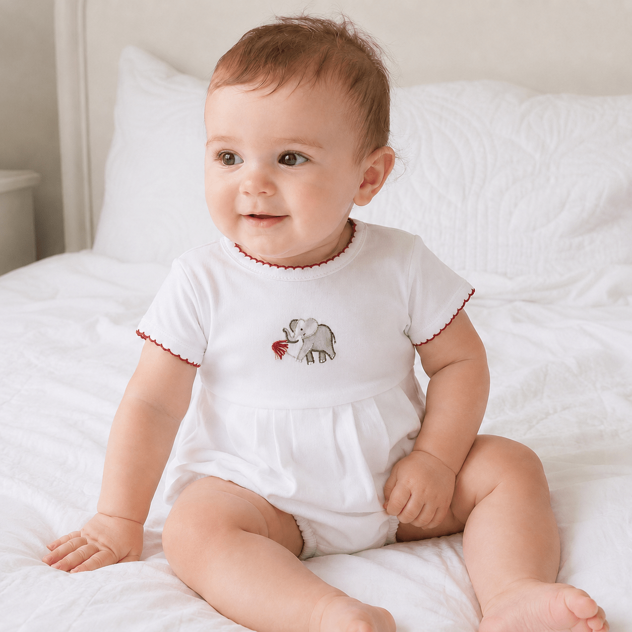 Magnolia Baby_Roll Baby Roll Hand-Embroidered Short Sleeve Boy Bubble_1