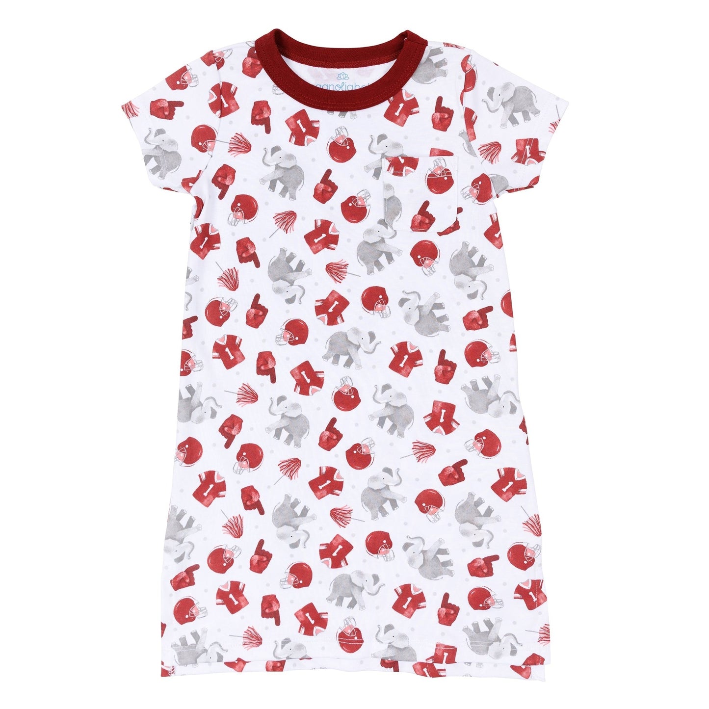 Magnolia Baby_Roll Baby Roll Short Sleeve Nightdress_2