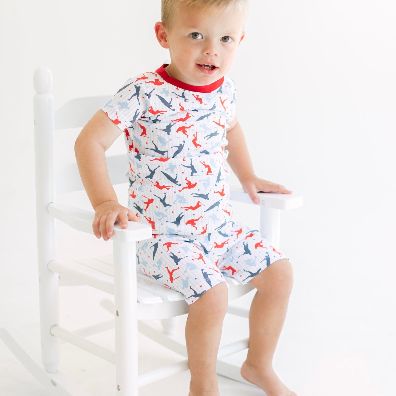 Rookie Lineup Short Pajamas - Magnolia BabyShort Pajamas