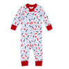 Rookie Lineup Zip Pajamas - Magnolia BabyZipper Pajamas