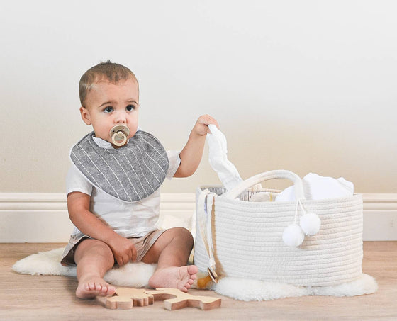 Rope Diaper Caddy - Beige - Magnolia BabyDiaper Caddy