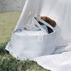 Rope Diaper Caddy - Misty Blue - Magnolia BabyDiaper Bag