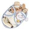 Rope Diaper Caddy - Misty Blue - Magnolia BabyDiaper Bag