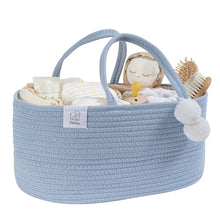 Rope Diaper Caddy - Misty Blue - Magnolia BabyDiaper Bag