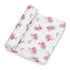 Rosebuds & Blooms Muslin Swaddle Blanket - Magnolia BabySwaddle Blanket
