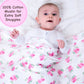 Rosebuds & Blooms Muslin Swaddle Blanket - Magnolia BabySwaddle Blanket