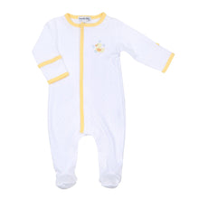  Rubber Ducky Yellow Embroidered Footie - Magnolia BabyFootie