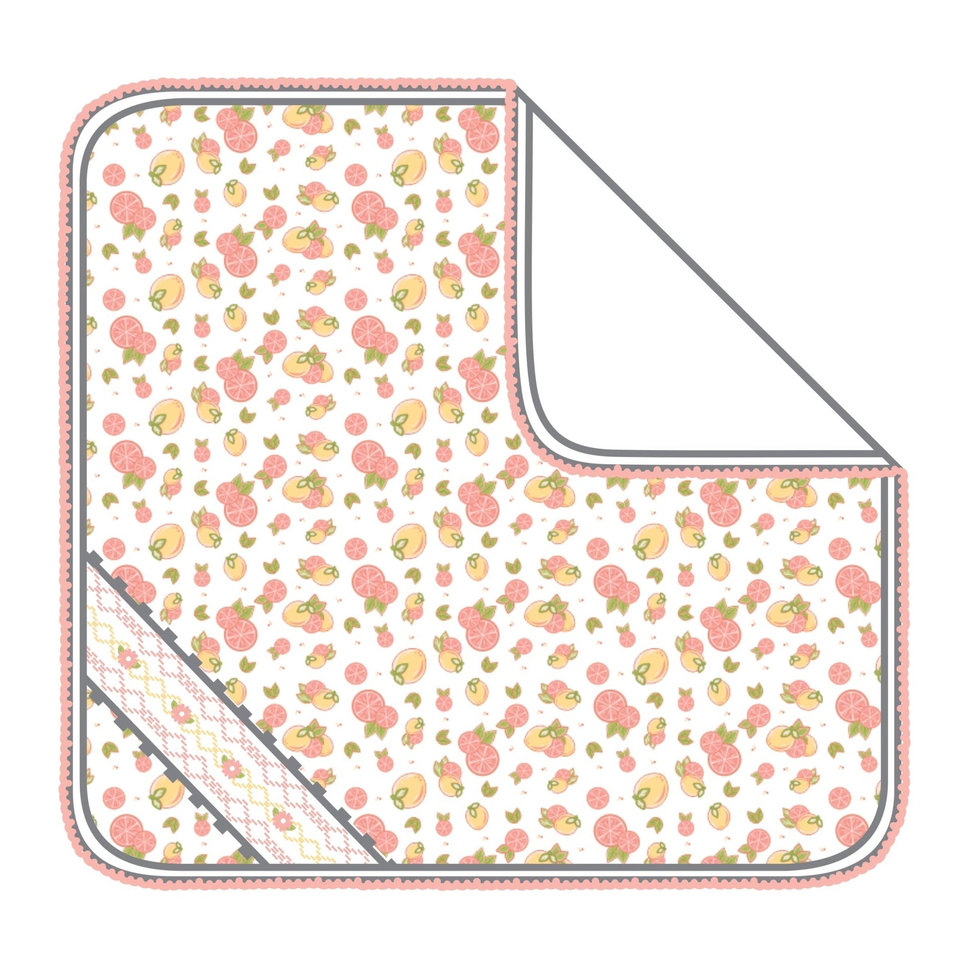 Ruby Red Smocked Receiving Blanket - Magnolia BabyReceiving Blanket