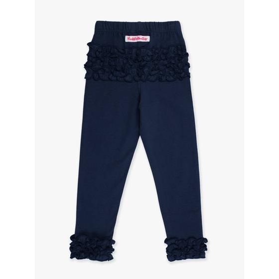 Ruffle Leggings - Dark Navy - Magnolia BabyLeggings