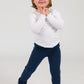 Ruffle Leggings - Dark Navy - Magnolia BabyLeggings