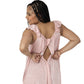 Ruffle Strap Labor, Delivery & Nursing Gown - Pink Hydrangea - Magnolia BabyMaternity