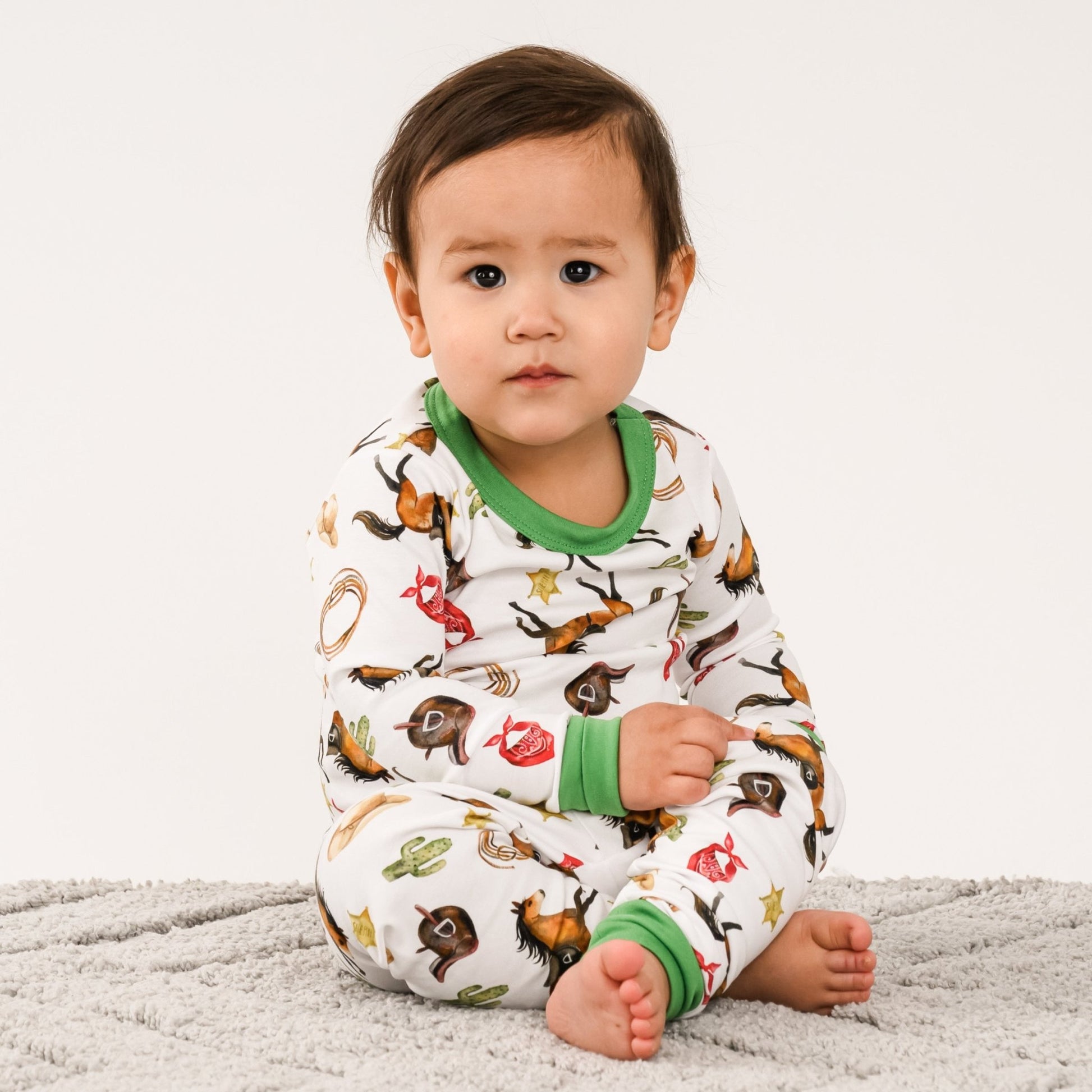 Saddle Up! Long Pajamas - Magnolia BabyLong Pajamas