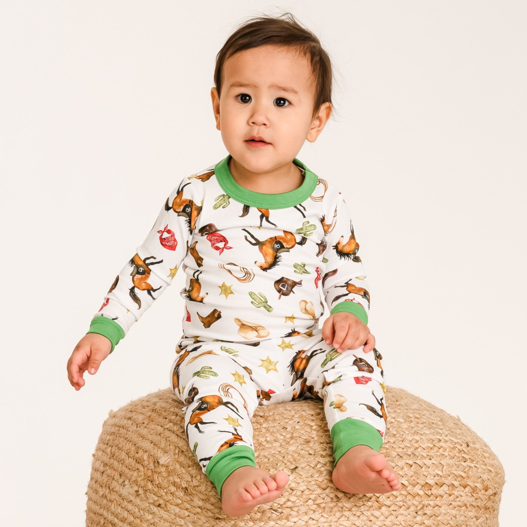 Saddle Up! Long Pajamas - Magnolia BabyLong Pajamas