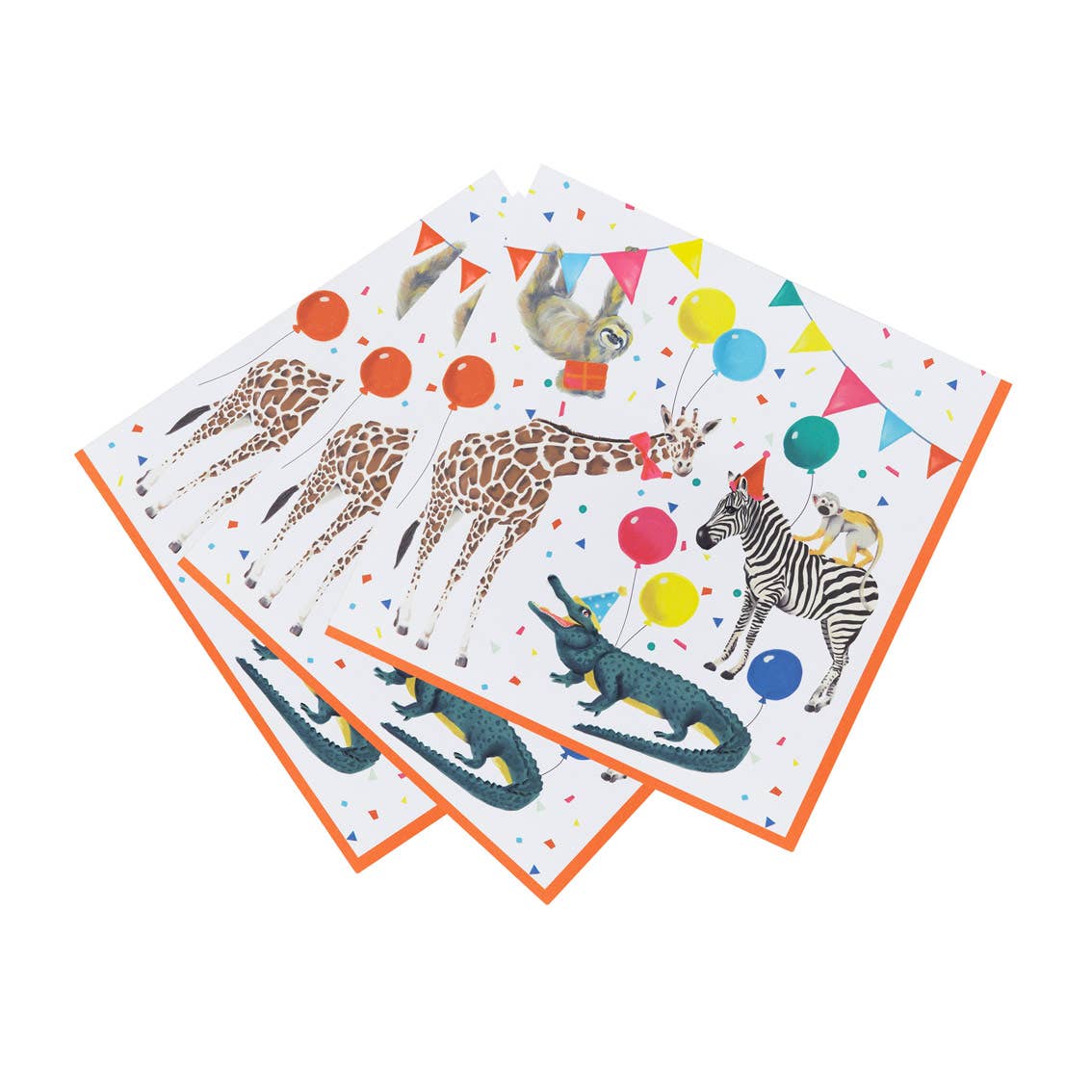 Safari Animal Napkins - 20 Pack - Magnolia BabyParty Supplies