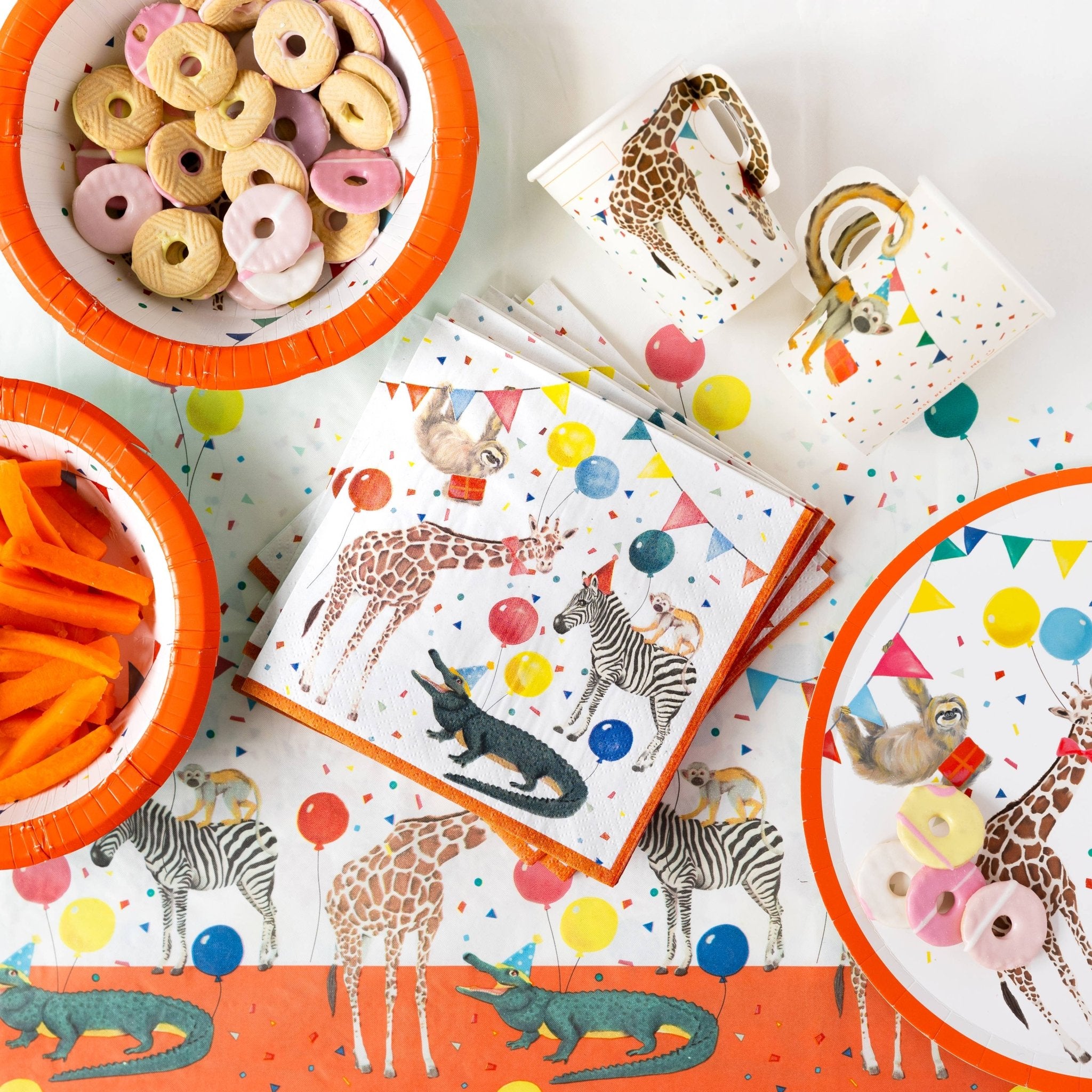 Safari Animal Napkins - 20 Pack - Magnolia BabyParty Supplies
