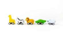  Safari Creatures Pull Back Toys - Magnolia BabyWooden Toy
