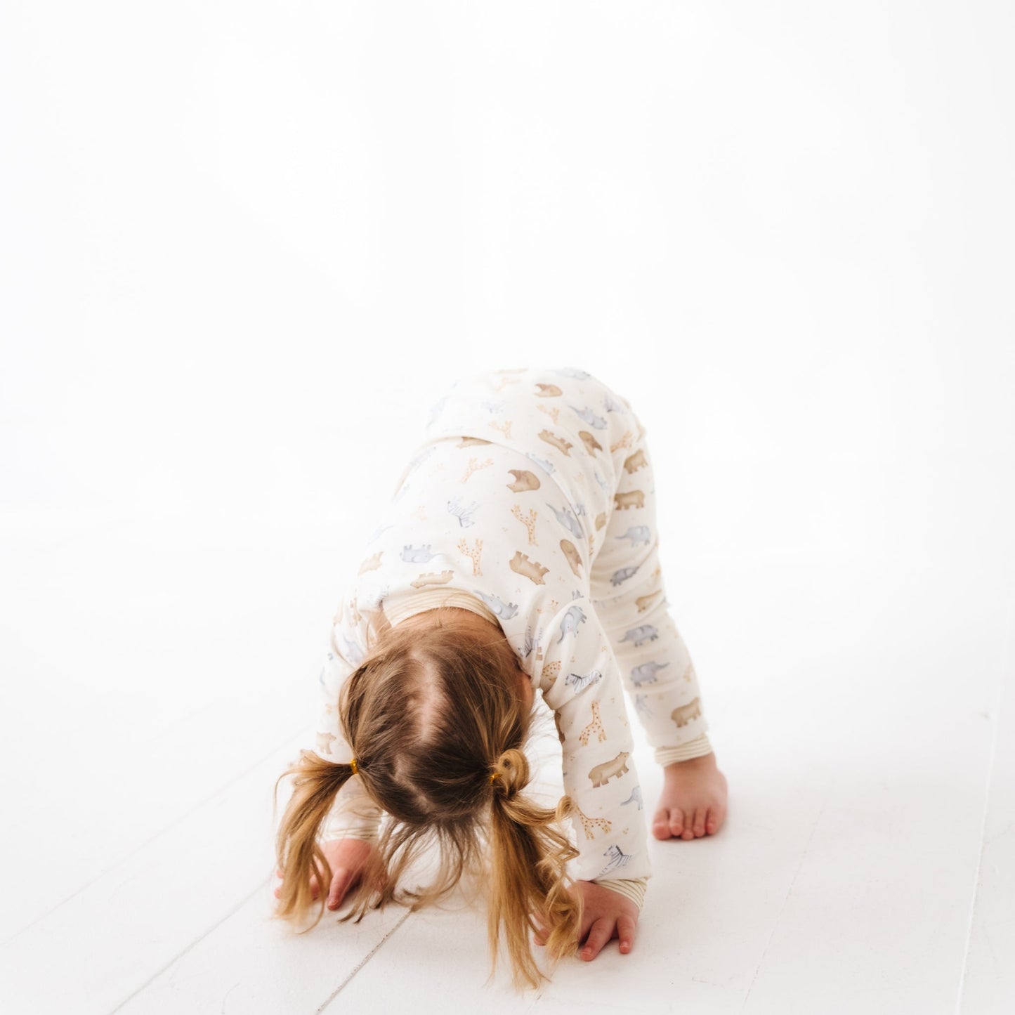 Safari Long Pajamas - Magnolia BabyLong Pajamas