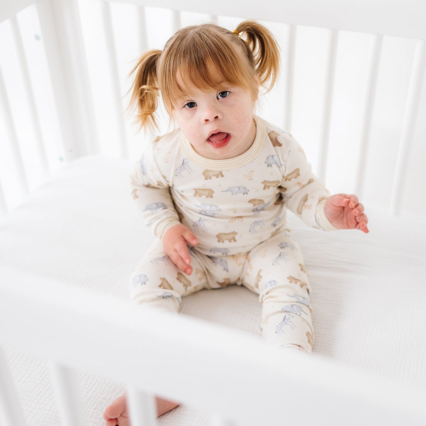 Safari Long Pajamas - Magnolia BabyLong Pajamas