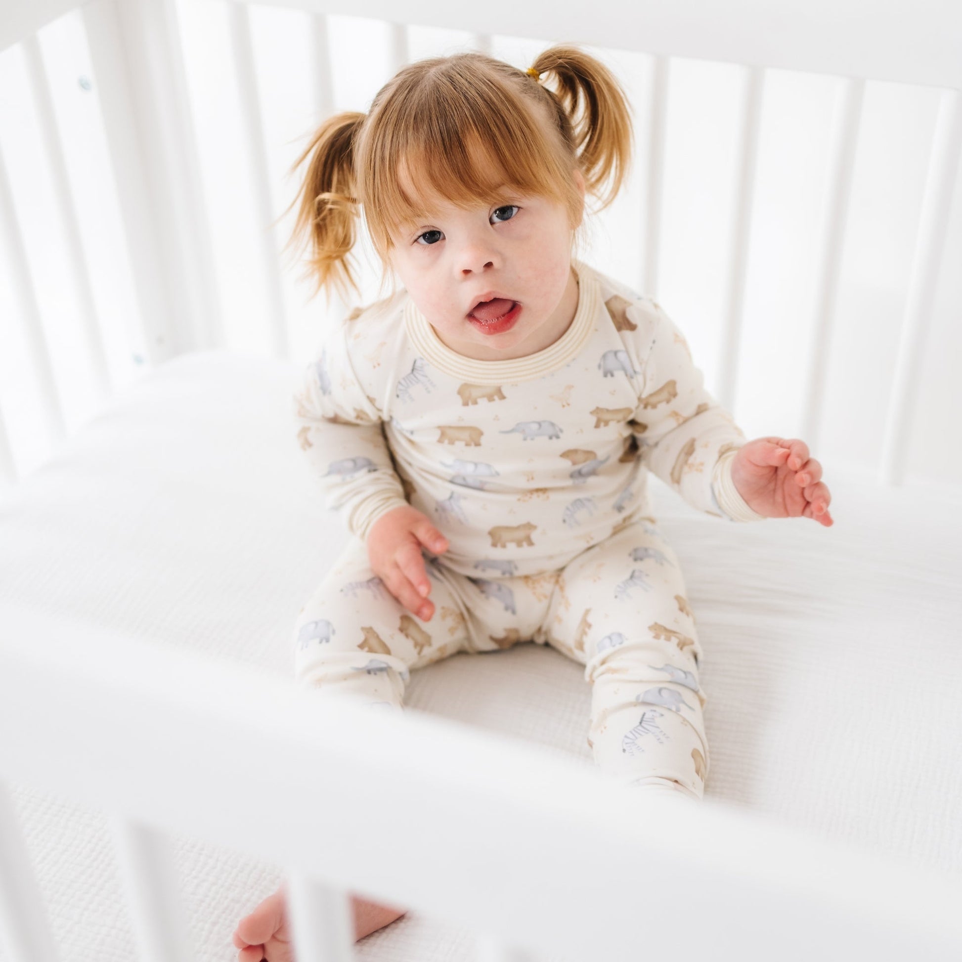 Safari Long Pajamas - Magnolia BabyLong Pajamas