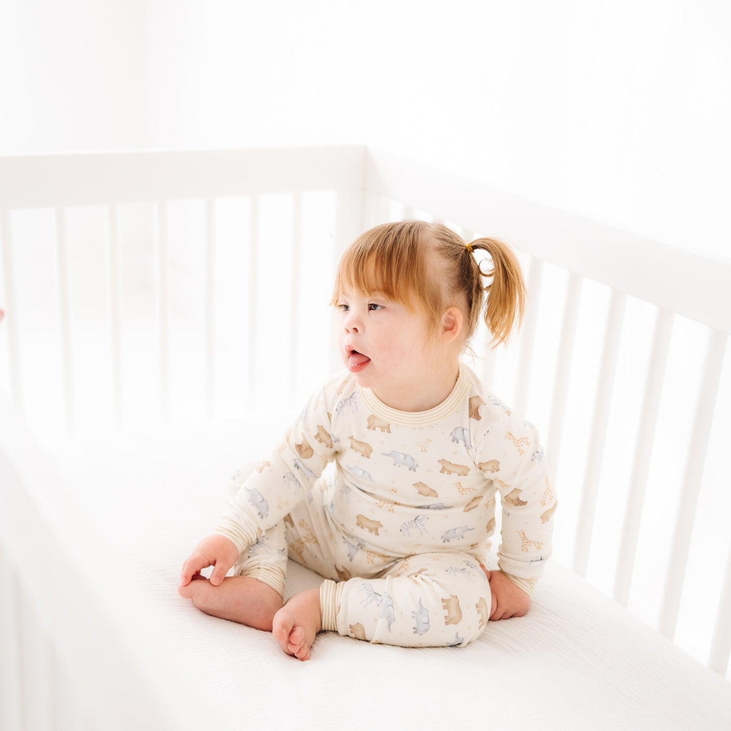 Safari Long Pajamas - Magnolia BabyLong Pajamas