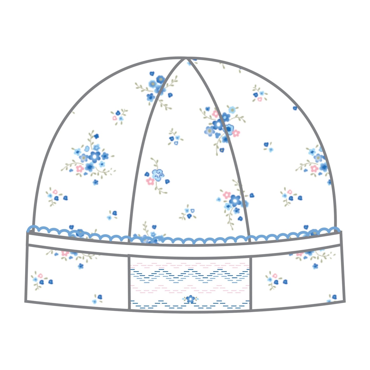 Samantha's Smocked Hat - Magnolia BabyHat