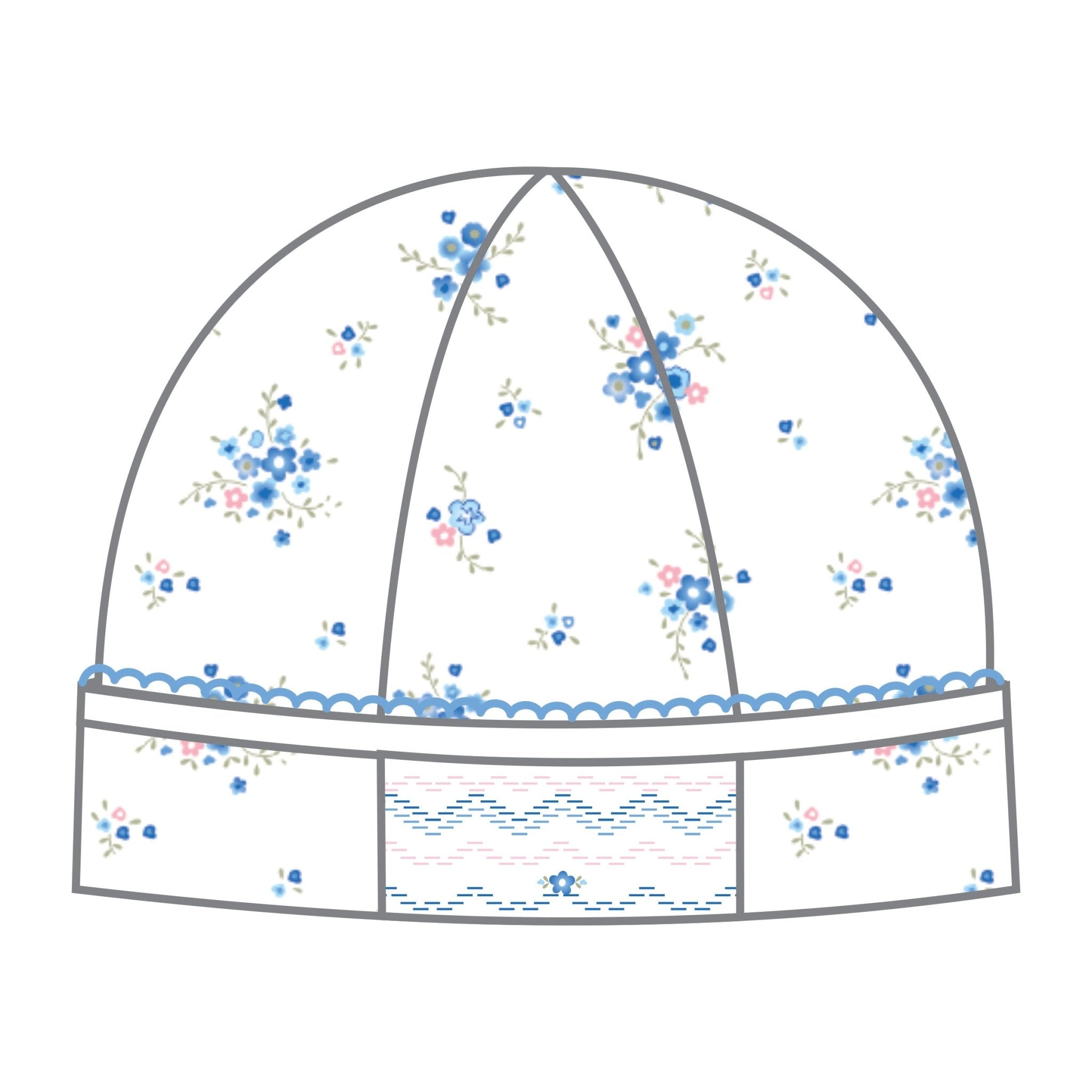 Samantha's Smocked Hat - Magnolia BabyHat