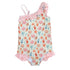 Sandy Seashells Beachy Girls Swimsuit One Piece Bathing Suit - Magnolia BabySwimsuit